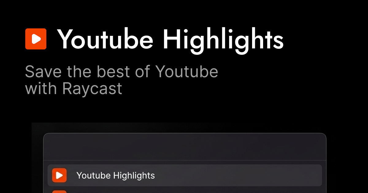 YouTube Highlights preview graphic